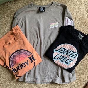 Girls Santa Cruz and Hurley lot